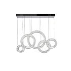 CWI Lighting Celina 1046P43-5-601-RC Chrome 70W LED Chandelier