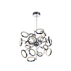 CWI Lighting Colette 1054P31-601 Chrome 95W LED Chandelier