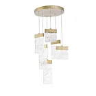 CWI Lighting Carolina 1090P16-6-620 Gold Leaf 50W LED Chandelier
