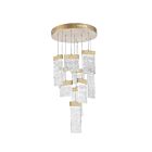 CWI Lighting Carolina 1090P20-10-620 Gold Leaf 85W LED Chandelier