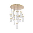 CWI Lighting Carolina 1090P32-16-620 Gold Leaf 140W LED Chandelier