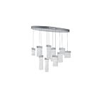 CWI Lighting Carolina 1090P40-10-269-O Pewter 85W LED Chandelier