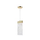 CWI Lighting Carolina 1090P5-1-620-A Gold Leaf 9.5W LED Pendant