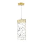 CWI Lighting Carolina 1090P5-1-620-A Gold Leaf 9.5W LED Pendant