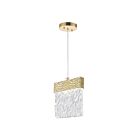 CWI Lighting Carolina 1090P6-1-620 Gold Leaf 6.5W LED Pendant
