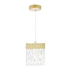 CWI Lighting Carolina 1090P6-1-620 Gold Leaf 6.5W LED Pendant