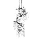 CWI Lighting Anita 1094P26-12-101 Black 12 Lights 480W Chandelier