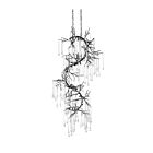 CWI Lighting Anita 1094P26-12-101 Black 12 Lights 480W Chandelier