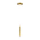CWI Lighting Andes 1103P5-1-602 Satin Gold 5W Mini Pendant