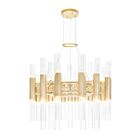 CWI Lighting Orgue 1120P20-42-602 Satin Gold 42 Lights 210W Chandelier