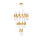 CWI Lighting Orgue 1120P32-123-602 Satin Gold 123 Lights 615W Chandelier