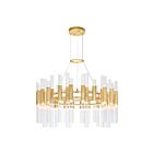 CWI Lighting Orgue 1120P32-72-602 Satin Gold 72 Lights 360W Chandelier