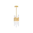 CWI Lighting Orgue 1120P8-9-602 Satin Gold 9 Lights 45W Pendant