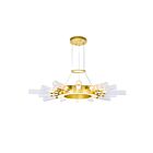 CWI Lighting Collar 1121P28-14-602 Satin Gold 14 Lights 560W Chandelier