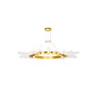 CWI Lighting Collar 1121P48-28-602 Satin Gold 28 Lights 1120W Chandelier