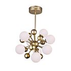 CWI Lighting Element 1125P16-8-268 Sun Gold 8 Lights 56W Chandelier