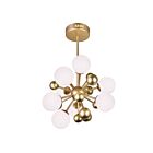 CWI Lighting Element 1125P16-8-268 Sun Gold 8 Lights 56W Chandelier