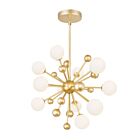 CWI Lighting Element 1125P24-11-268 Sun Gold 11 Lights 77W Chandelier