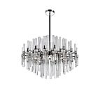 CWI Lighting Miroir 1137P26-10-613 Polished Nickel 10 Lights 400W Chandelier