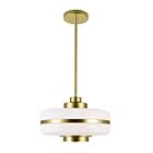 CWI Lighting Elementary 1143P12-1-270 Pearl Gold 1 Light 60W Pendant