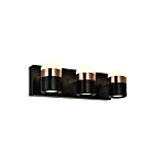 CWI Lighting Moxie 1147W16-3-101 Black 18W LED Wall Sconce