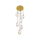 CWI Lighting Da Vinci 1153P24-6-169 Brass 6 Lights 42W Chandelier