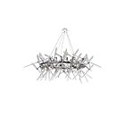 CWI Lighting Icicle 1154P43-12-601-O Chrome 12 Lights 480W Chandelier