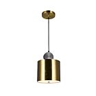 CWI Lighting Saleen 1156P9-625 Brass+Black 9W LED Pendant