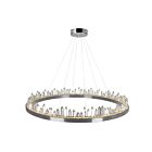CWI Lighting Agassiz 1218P40-613 Polished Nickel 84W LED Chandelier