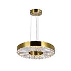 CWI Lighting Bjoux 1219P16-1-625 Brass 34W LED Chandelier