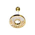 CWI Lighting Bjoux 1219P16-1-625 Brass 34W LED Chandelier