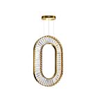 CWI Lighting Bjoux 1219P19-1-625-O Brass 70W LED Chandelier