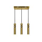 CWI Lighting Chime 1225P20-3-625 Brass 3-Light 45W Mini Pendant