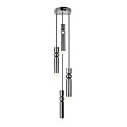 CWI Lighting Chime 1225P9-4-613 Polished Nickel 4-Light 80W Mini Pendant