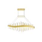 CWI Lighting Millipede 1245P40-602 Satin Gold 45W LED Chandelier