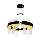 CWI Lighting Guadiana 1246P24-101-A 35W Black LED Chandelier