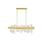 CWI Lighting Guadiana 1246P39-602 Satin Gold 36W LED Chandelier