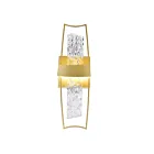 CWI Lighting Guadiana 1246W5-602 Satin Gold 3W LED Wall Sconce