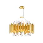 CWI Lighting Cityscape 1247P20-12-602 Satin Gold 12 Lights 480W Chandelier