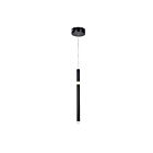 CWI Lighting Flute 1262P5-1-101 Black 1 Light 5.5W Pendant