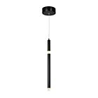 CWI Lighting Flute 1262P5-1-101 Black 1 Light 5.5W Pendant