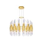 CWI Lighting Croissant 1269P32-32-602 Satin Gold 32 Lights 1920W Chandelier