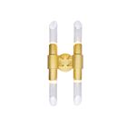 CWI Lighting Croissant 1269W8-4-602 Satin Gold 4 Lights 240W Wall Sconce