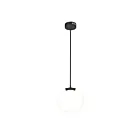 CWI Lighting Hoops 1273P10-1-101 Black 1 Light 12W Pendant