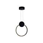 CWI Lighting Pulley 1297P10-1-101 Black 7W LED Pendant