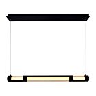 CWI Lighting Neva 1343P36-101-B Black 20W LED Cord Chandelier