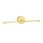 CWI Lighting Oskil 1375W24-1-602 3W Satin Gold LED Wall Light