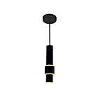 CWI Lighting Lena 1390P5-1-101 9W Black LED Mini Pendant