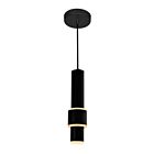 CWI Lighting Lena 1390P5-1-101 9W Black LED Mini Pendant