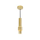 CWI Lighting Lena 1390P5-1-602 9W Satin Gold LED Mini Pendant